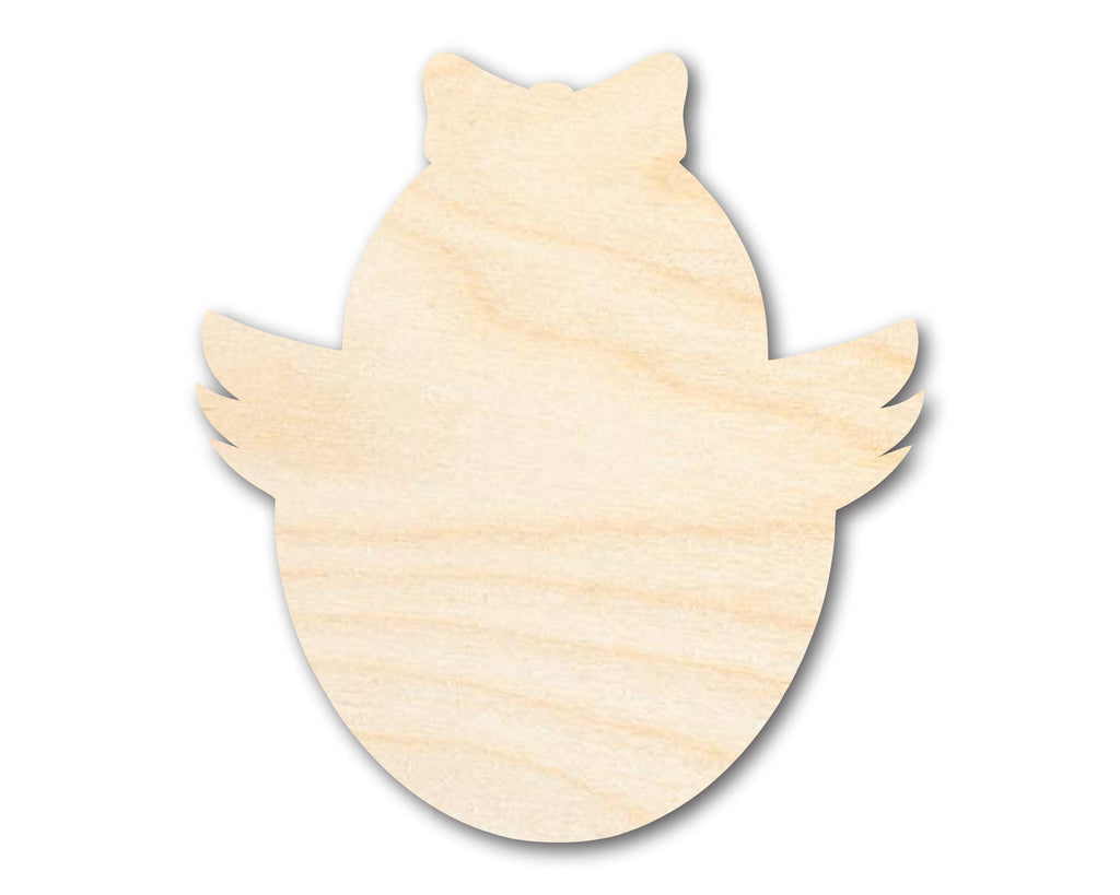 Unfinished Wood Cute Chicky Shape | DIY Craft Cutout | up to 46" DIY