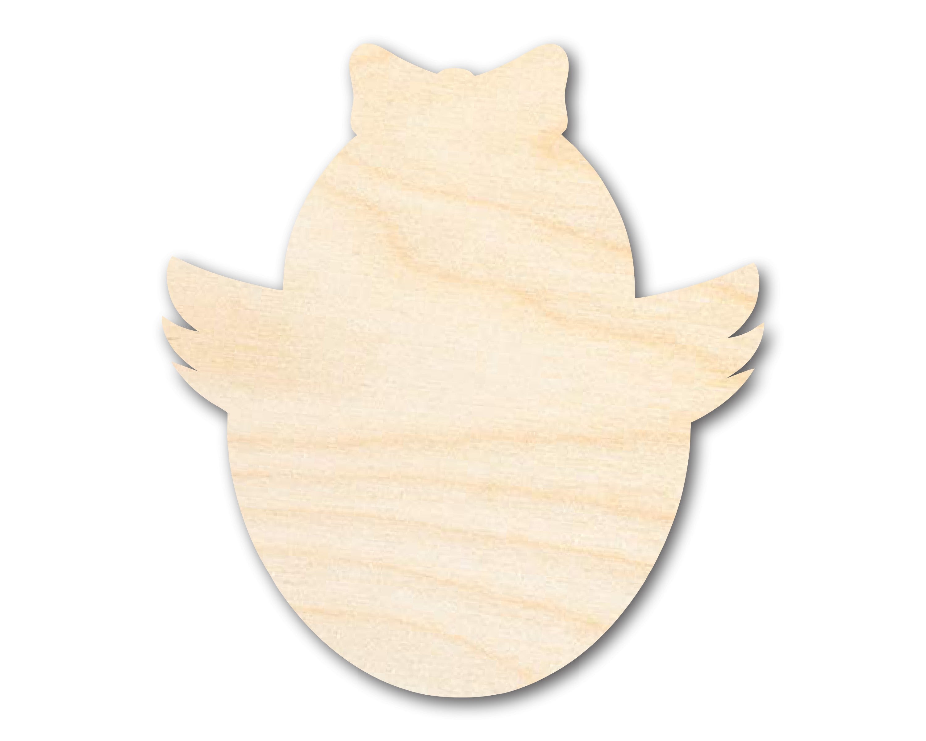 Unfinished Wood Cute Chicky Shape | DIY Craft Cutout | up to 46" DIY