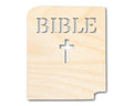 Unfinished Wood Bible Shape | DIY Craft Cutout | up to 46" DIY