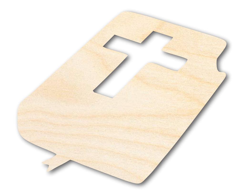 Unfinished Wood Bible Shape | DIY Craft Cutout | up to 46" DIY