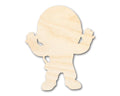 Unfinished Wood Cute Astronaut Shape | DIY Craft Cutout | up to 46" DIY