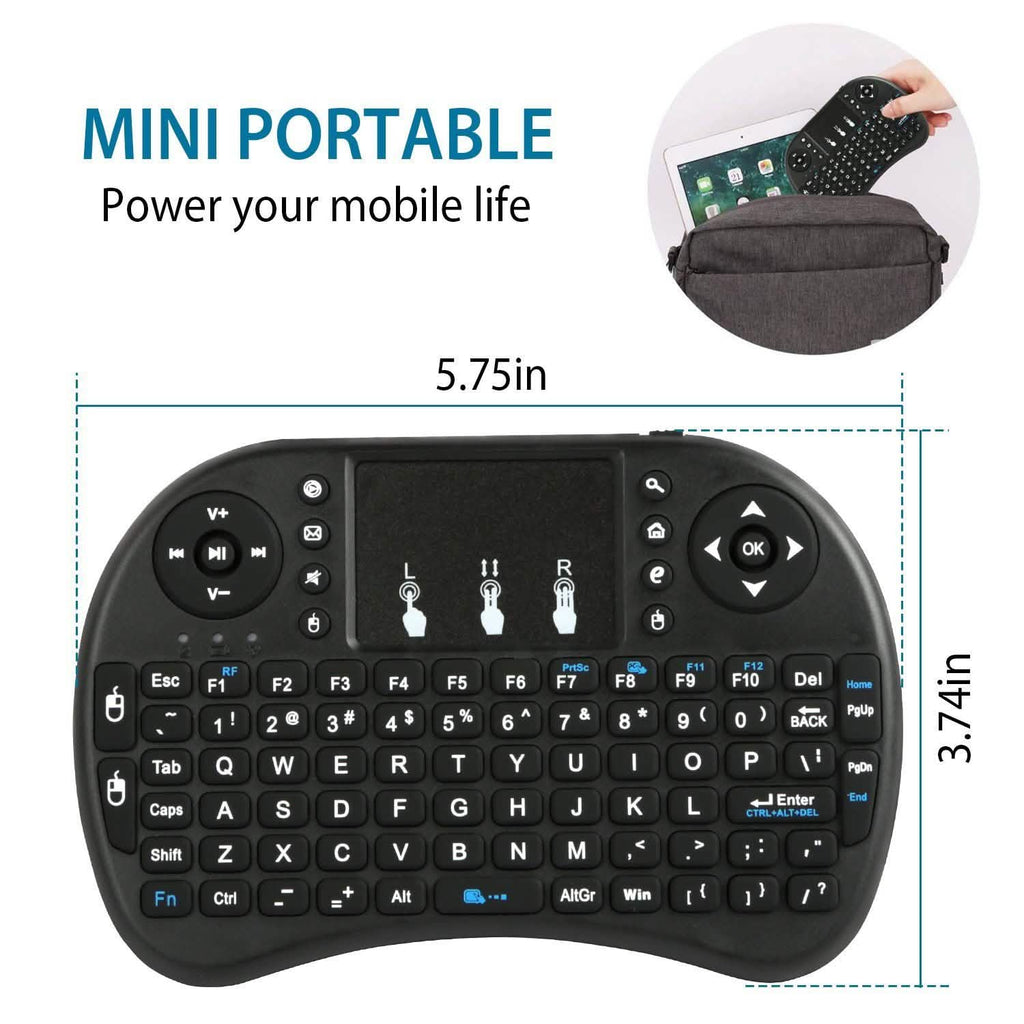 2.4G Mini Wireless Keyboard Touchpad