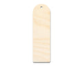 Unfinished Wood Rounded Simple Bookmark Shape | DIY Craft Cutout | up to 12" DIY