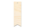 Unfinished Wood Ribbon Point Bookmark Shape | DIY Craft Cutout | up to 12" DIY