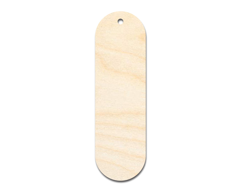 Unfinished Wood Oval Bookmark Shape | DIY Craft Cutout | up to 12" DIY