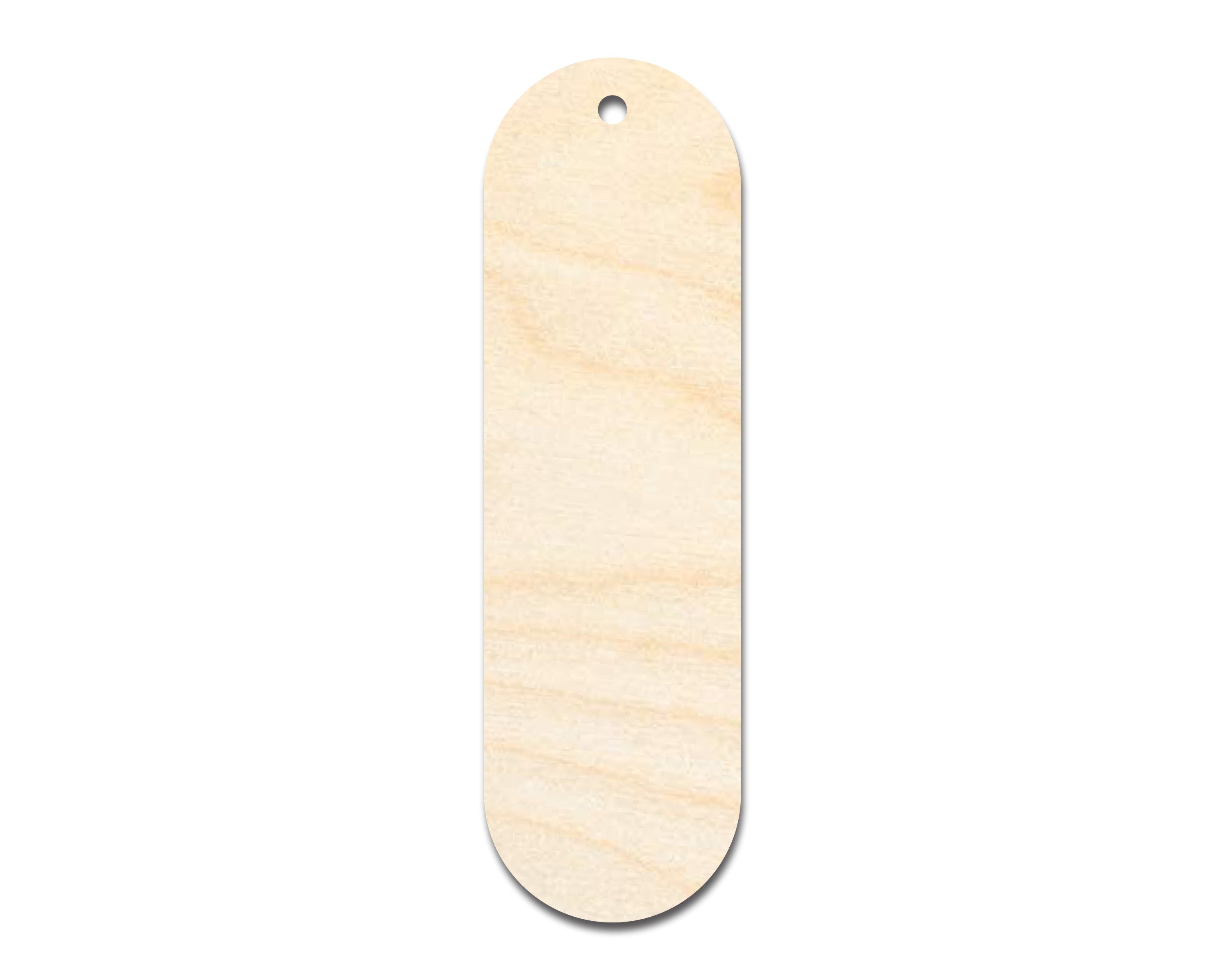 Unfinished Wood Oval Bookmark Shape | DIY Craft Cutout | up to 12" DIY