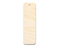 Unfinished Wood Round Edge Bookmark Shape | DIY Craft Cutout | up to 12" DIY