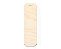 Unfinished Wood Cut Edge Bookmark Shape | DIY Craft Cutout | up to 12" DIY