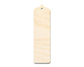 Unfinished Wood Sharp Pointed Top Bookmark Shape | DIY Craft Cutout | up to 12" DIY