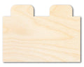 Unfinished Wood Building Block Shape | DIY Craft Cutout | up to 46" DIY