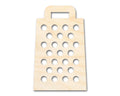 Unfinished Wood Cheese Grater Shape | DIY Craft Cutout | up to 46" DIY