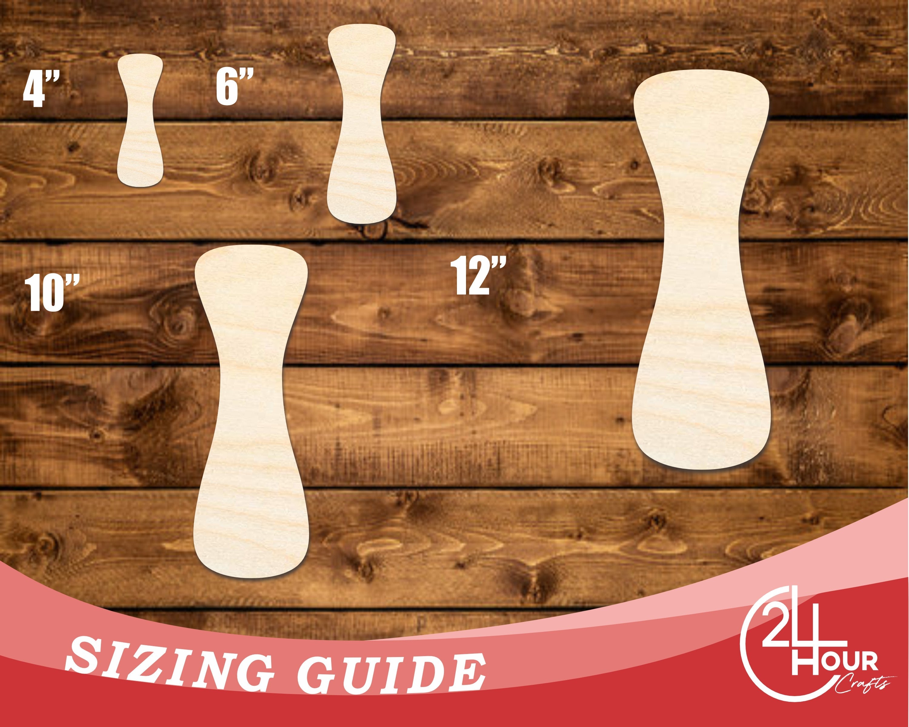 Unfinished Wood Groovy I Font Shape | DIY Craft Cutout | up to 46" DIY