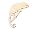 Unfinished Wood Chameleon on Branch Shape | DIY Craft Cutout | up to 46" DIY