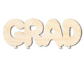 Unfinished Wood Grad Balloons Shape | DIY Craft Cutout | up to 46" DIY