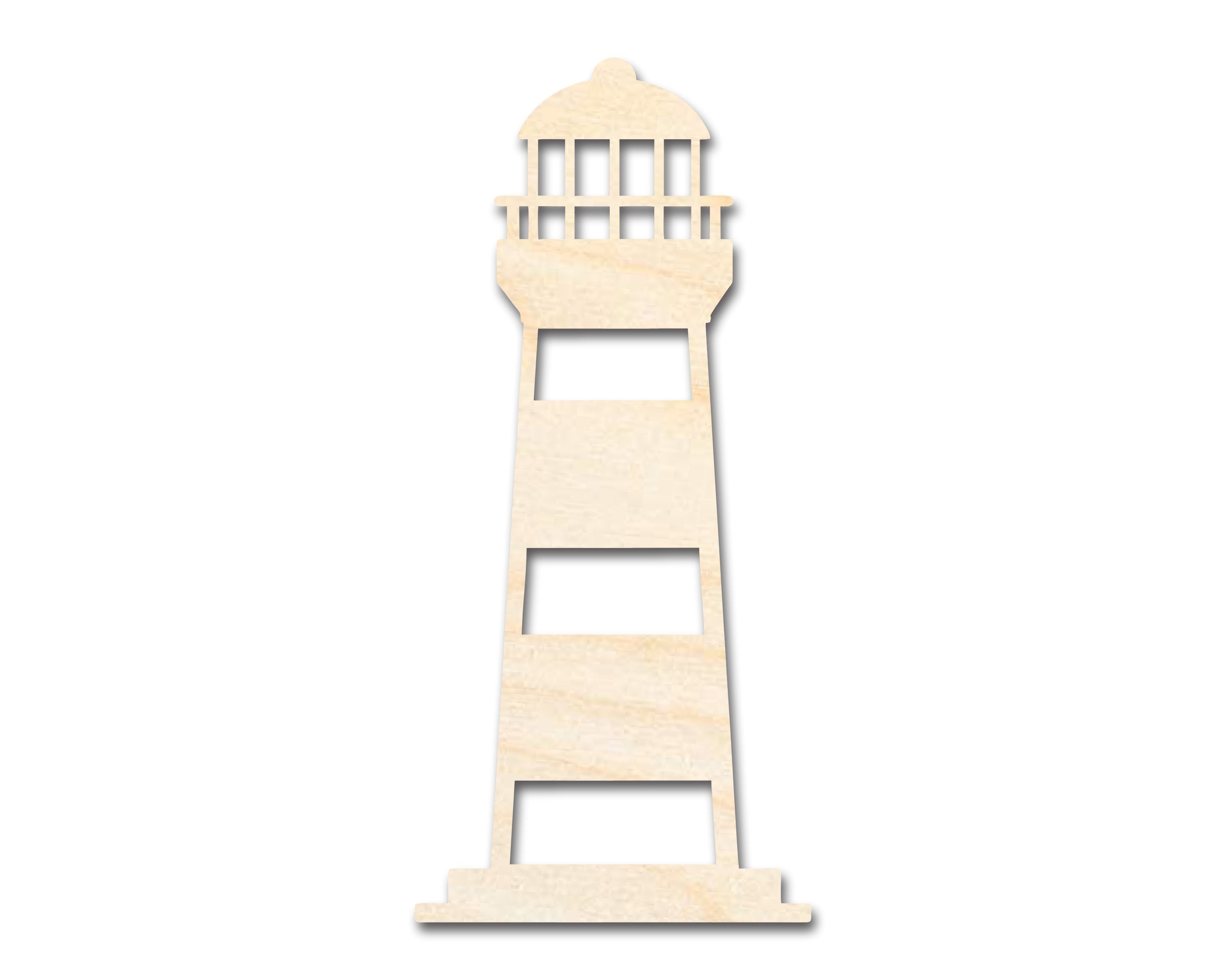 Unfinished Wood Lighthouse Shape | DIY Craft Cutout | up to 46" DIY