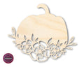 Unfinished Wood Floral Pumpkin Shape | JGrondz | DIY Craft Cutout | up to 46" DIY