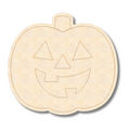Unfinished Wood Etched Cute Jack o' Lantern Shape | Paint By Line Crafts | up to 30" DIY