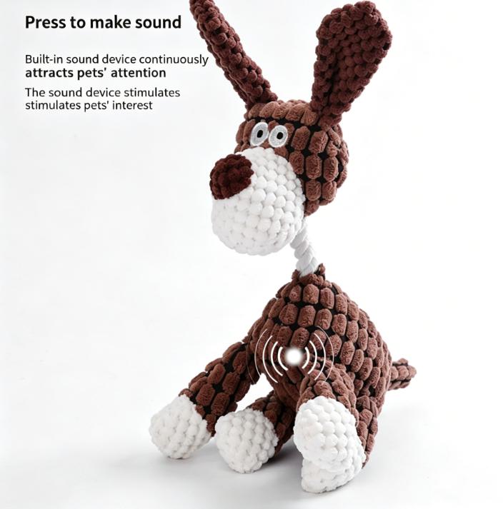 Pet Toy Durable Chew Plush Toy for Cats and Dogs