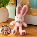 Dopamine-themed Bunny Toy For Your Backpack