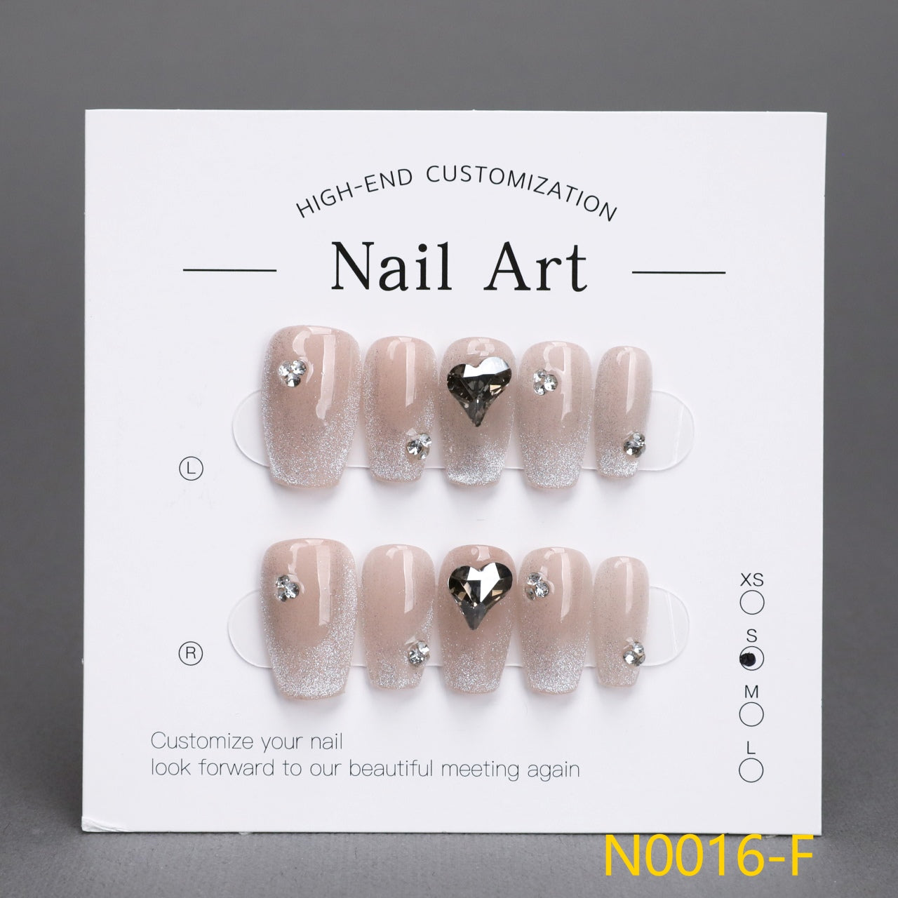White Nail Wear Nail Art Reusable Press on Nails False Nails