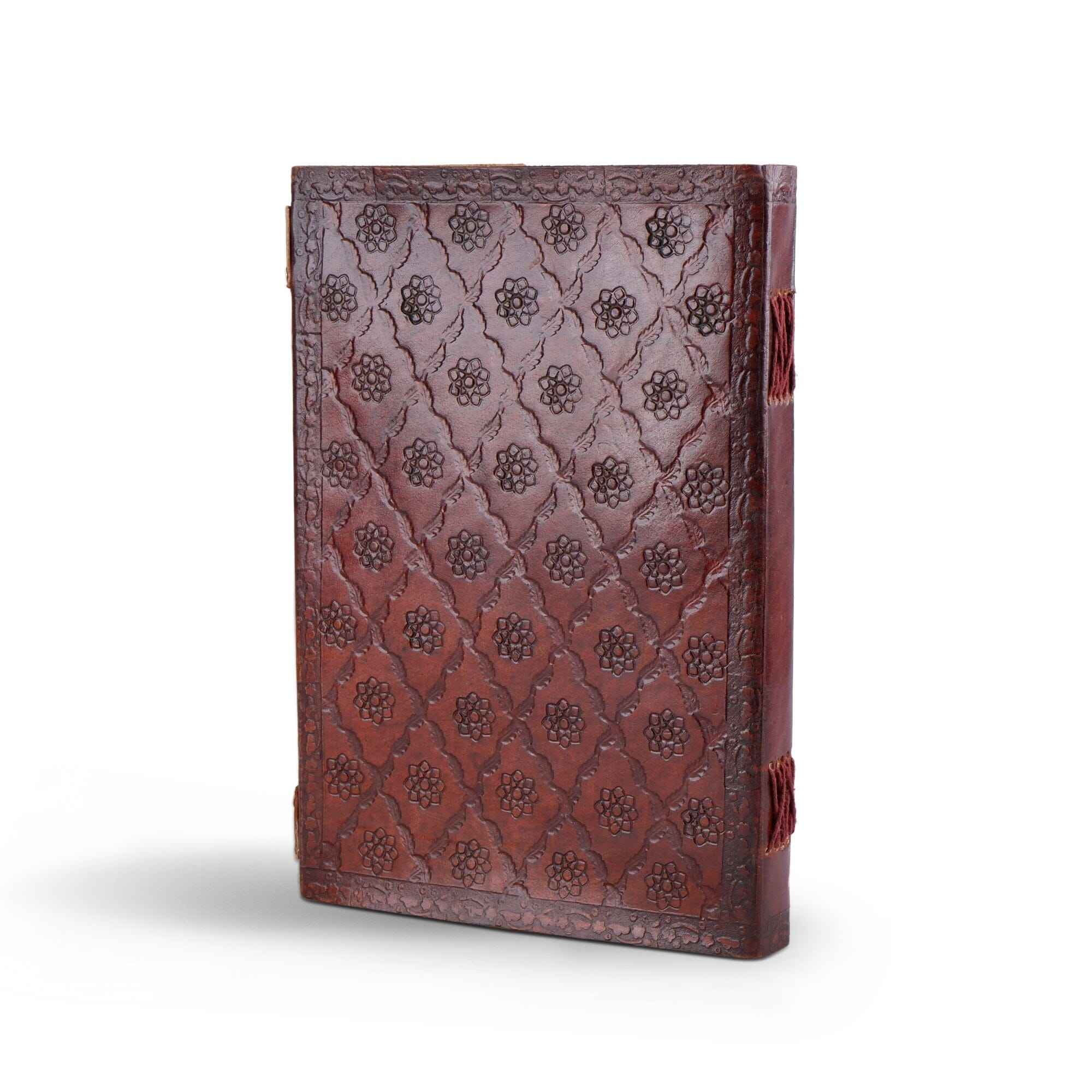 Dark Brown 7 Stones Leather Diary