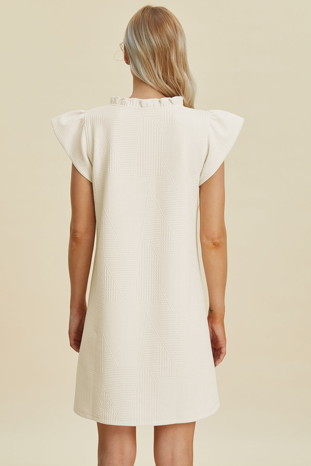 Double Take Full Size Ruffled V-Neck Cap Sleeve Dress – Ruffled V-Neck Dress, Cap Sleeve Dress, Elegant Ruffled Dress, Flattering V-Neck Dress, Stylish Full-Size Dress, Comfortable Ruffle Dress, Chic Cap Sleeve Dress