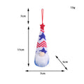 Star Striped Knitted Hat Decoration Small Pendant