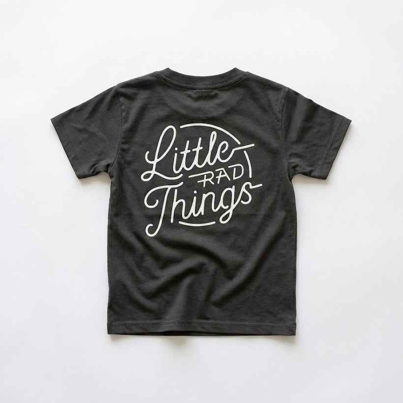 RAD CIRCLE LOGO TEE - SMOKE