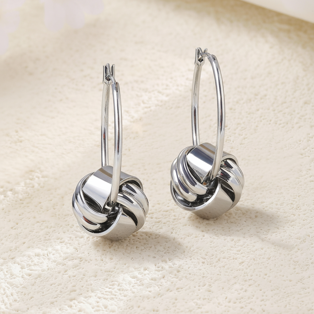 Twist Necklace, Earrings & Ring Set