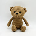 Yarn Bear Doll Wedding Celebration Doll Cute Plush Knitted Toy For Kids As A Gift