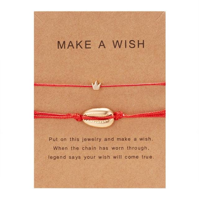 2pcs/set Together Forever Love Infinity 8 Charm Bracelet Red String Couple Bracelets Wish Jewelry Long Distance Matching Bracelets For Best Friend Mother Daughter 17-30cm