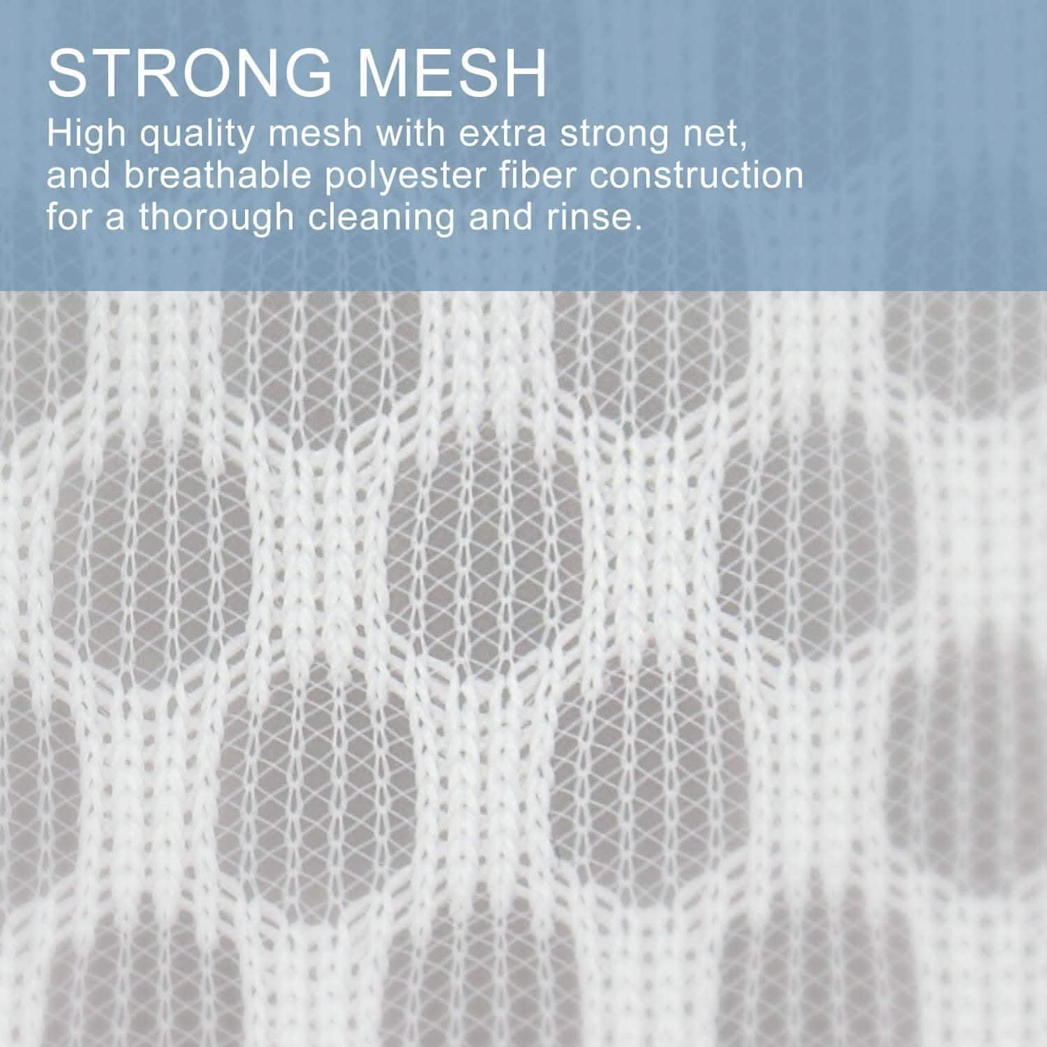3-Pack: Durable Honeycomb Mesh Laundry Bags