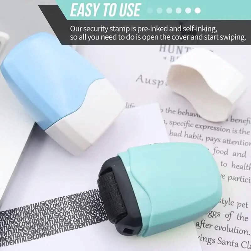 3-Pack: Identity Protection Roller Stamp