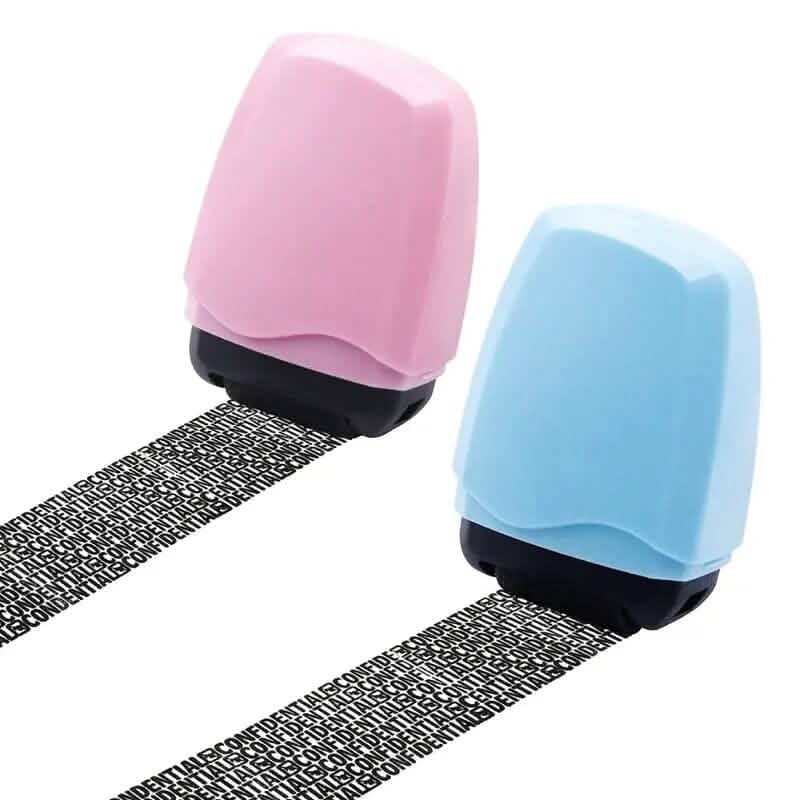 3-Pack: Identity Protection Roller Stamp