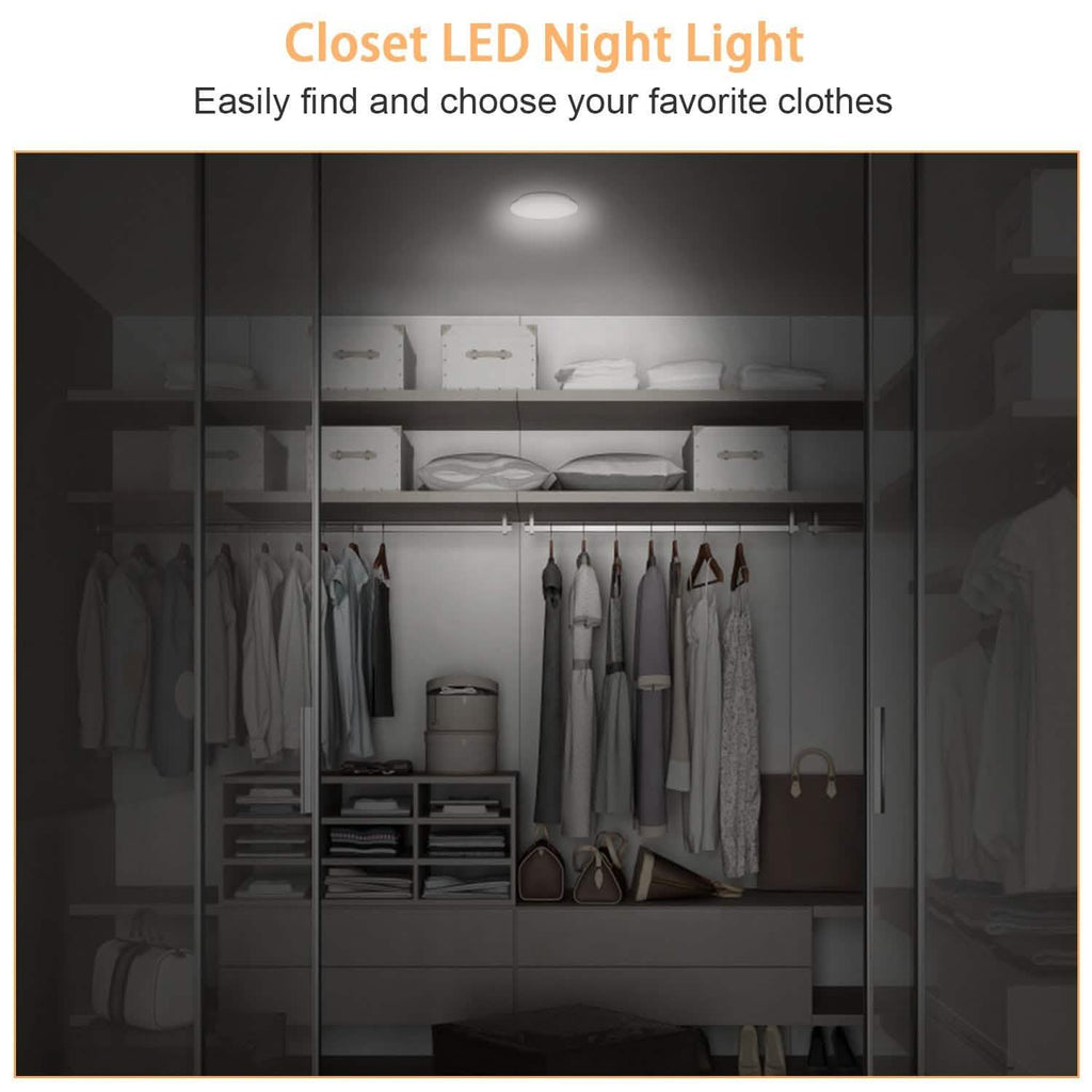 3-Pack: LED Wireless Puck Closet Lights