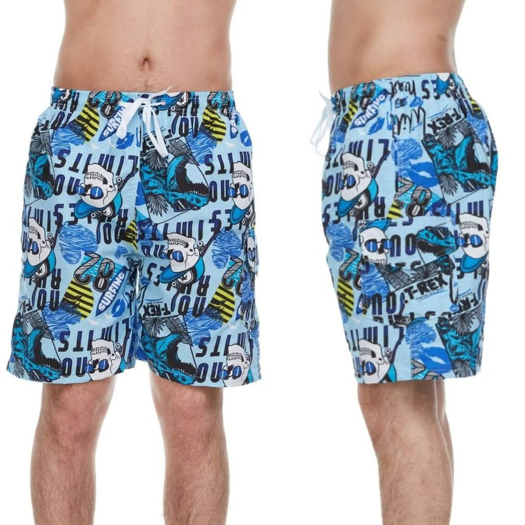 3-Pack: Men's Quick-Dry Swim Shorts