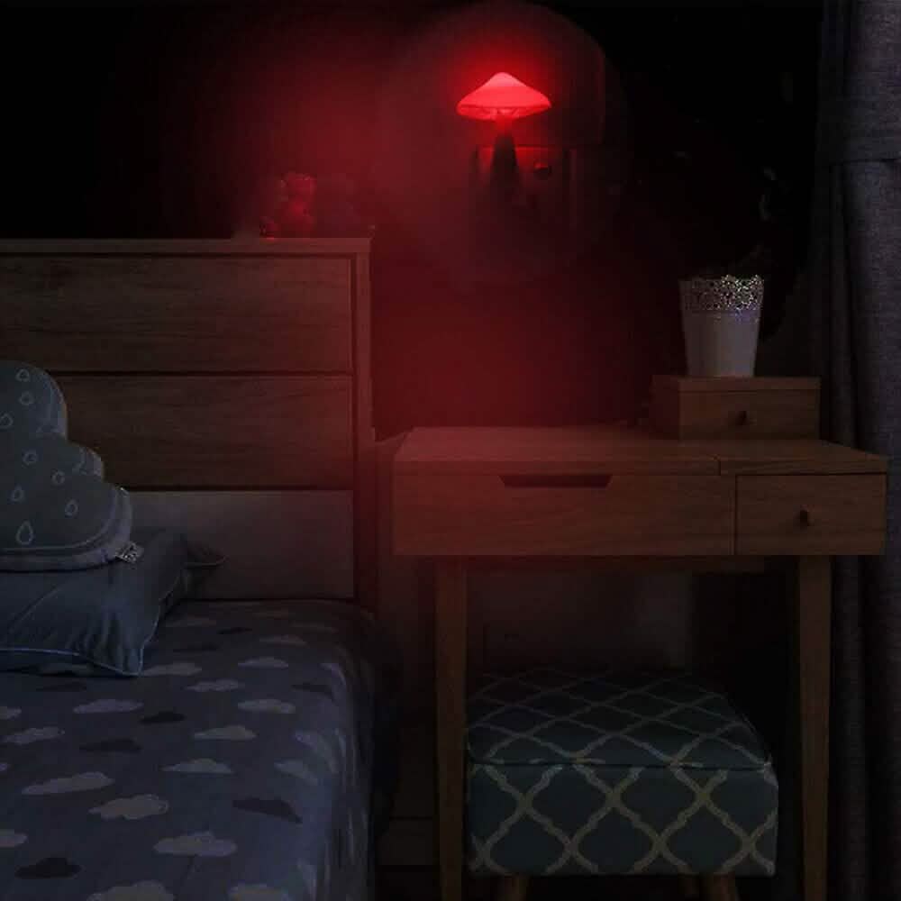 3-Pack: Mushroom Night Light with Dusk to Dawn Sensor