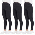 3-Pack: Women's Active Athletic Performance Leggings