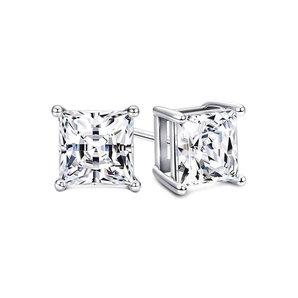 3-Pair Set: Sterling Silver Swarovski Elements Crystal Studs
