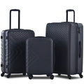 3-Piece Set: Hardshell Lightweight Suitcase with TSA Lock Spinner Wheels