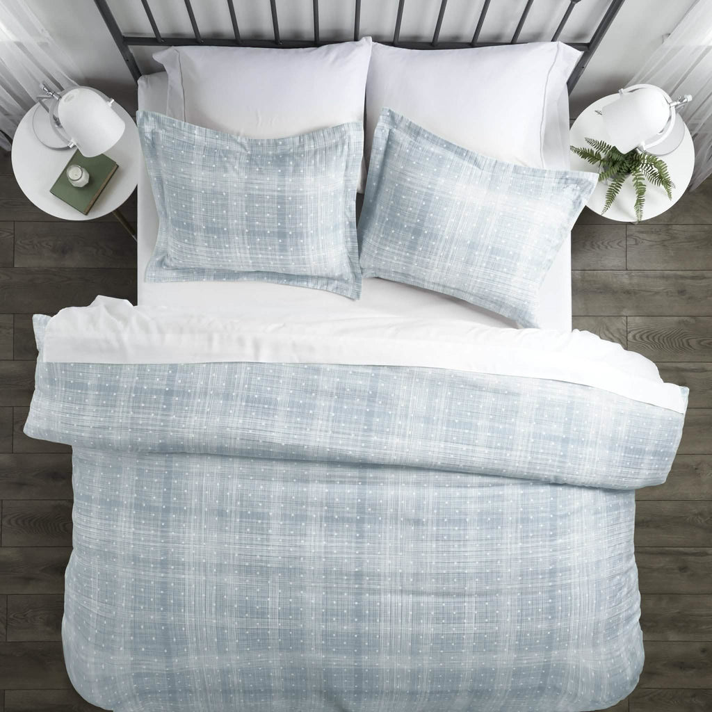 3-Piece Set: Polkadot Patterned Duvet Cover