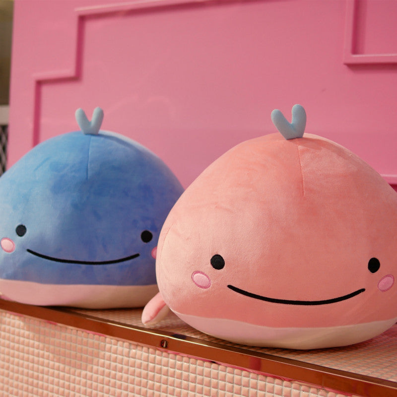 New couple down cotton whale doll