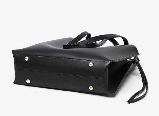 Genuine leather large hobo bag for women commuter bucket bag 5558