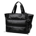 Metallic Puffer Tote