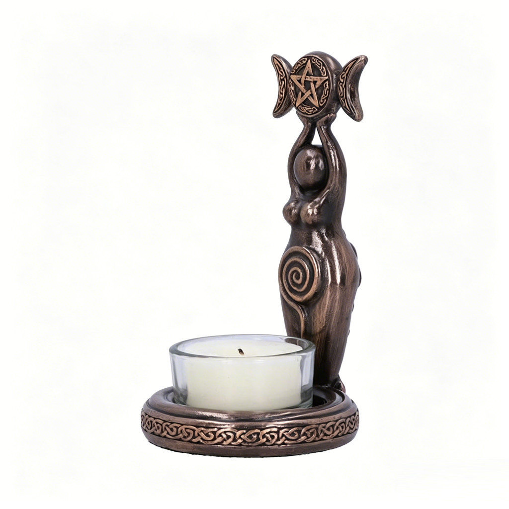 Statue candle holder aromatherapy resin handicraft ornament - EveryNest