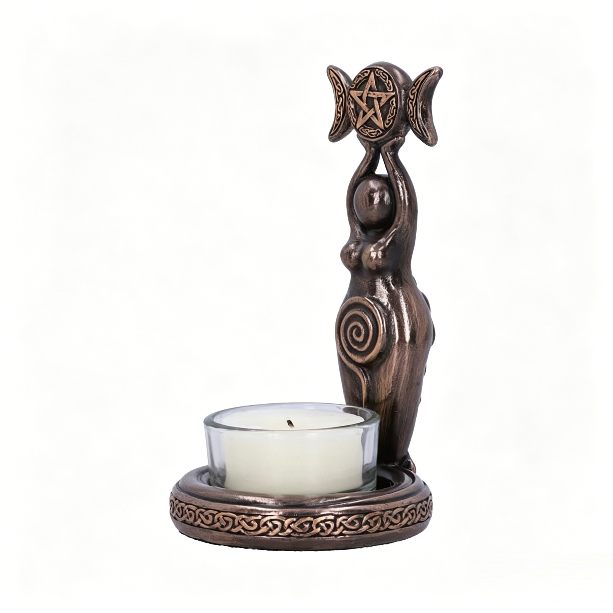 Statue candle holder aromatherapy resin handicraft ornament - EveryNest