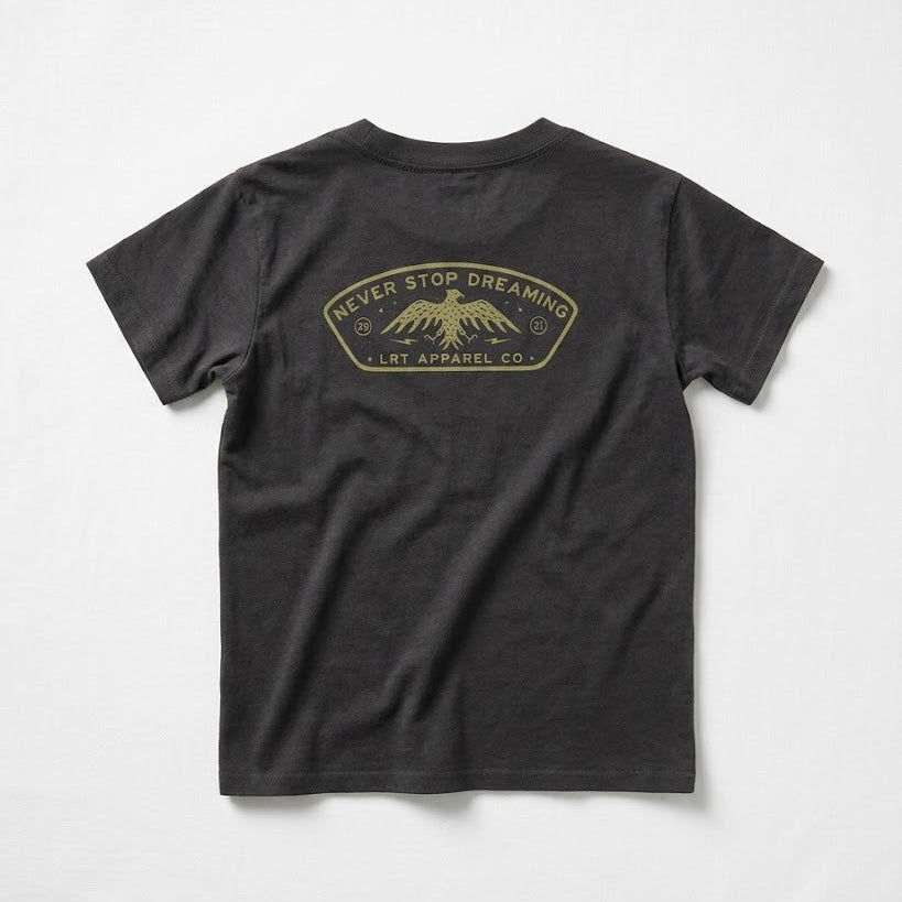 NEVER STOP DREAMING TEE - VINTAGE BLACK - EveryNest