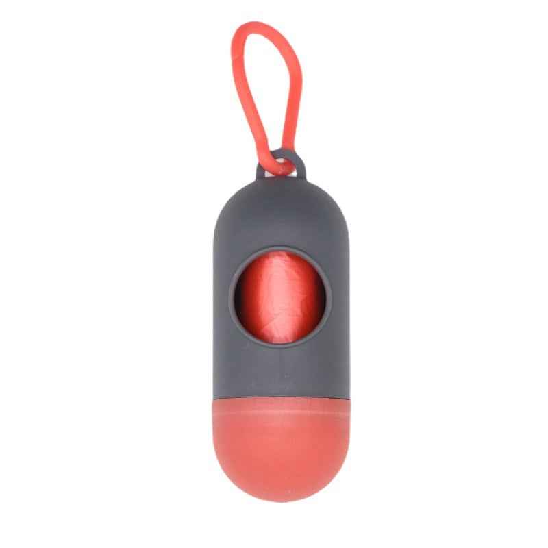 Pet Waste Bag Capsule Dog Waste Box Pill Portable Thickened Poop Bag