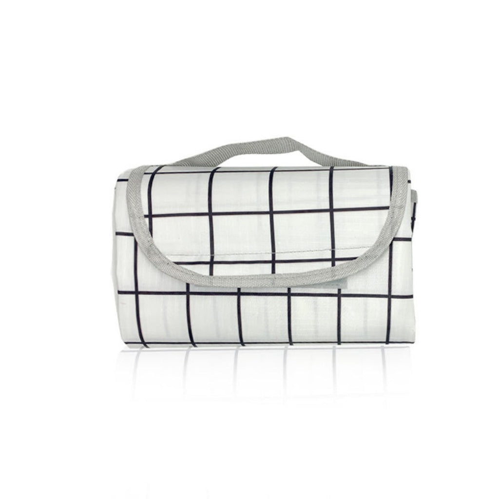 Spring outing thickened picnic mattress, outdoor camping mattress portable outing, plaid floor mat