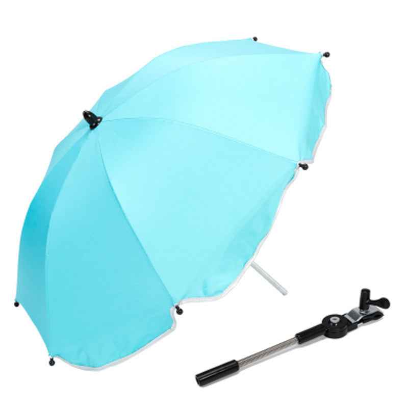 360 Degrees Pram Umbrellas Cart Accessories Adjustable Stroller Umbrella